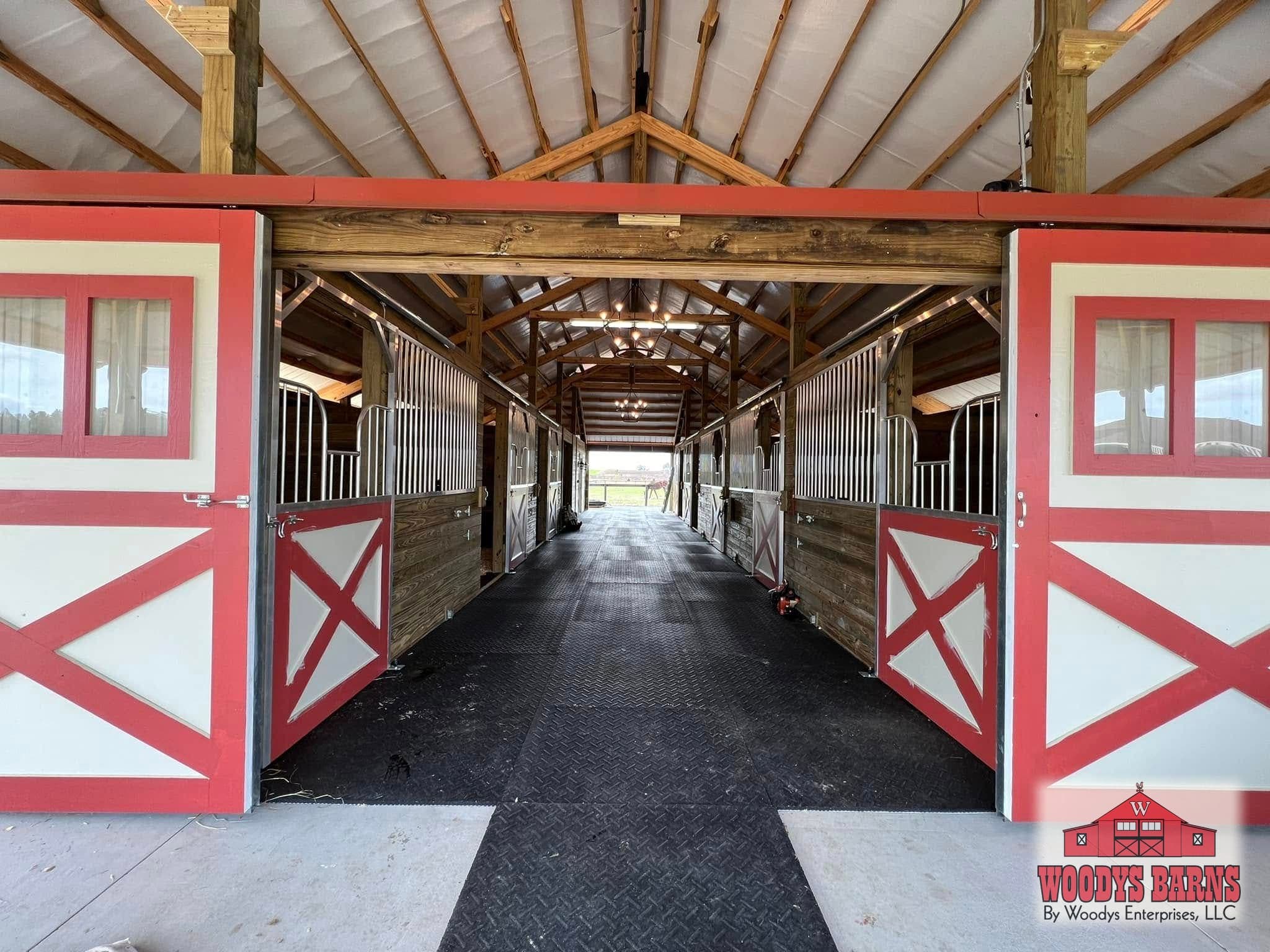 The Debuire Barn, built by Woodys Barns